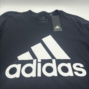 Adidas Amplifier Tee Shirt LS Burgandy Graphic Logo Size M Long Sleeve Black